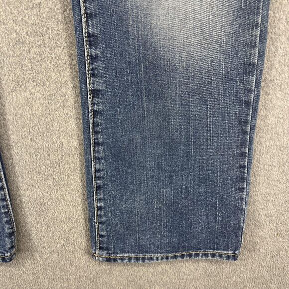 Calvin Klein Jeans Bootcut Jeans Mens 30x30 Denim Medium Wash Faded Mid Rise - Picture 6 of 16
